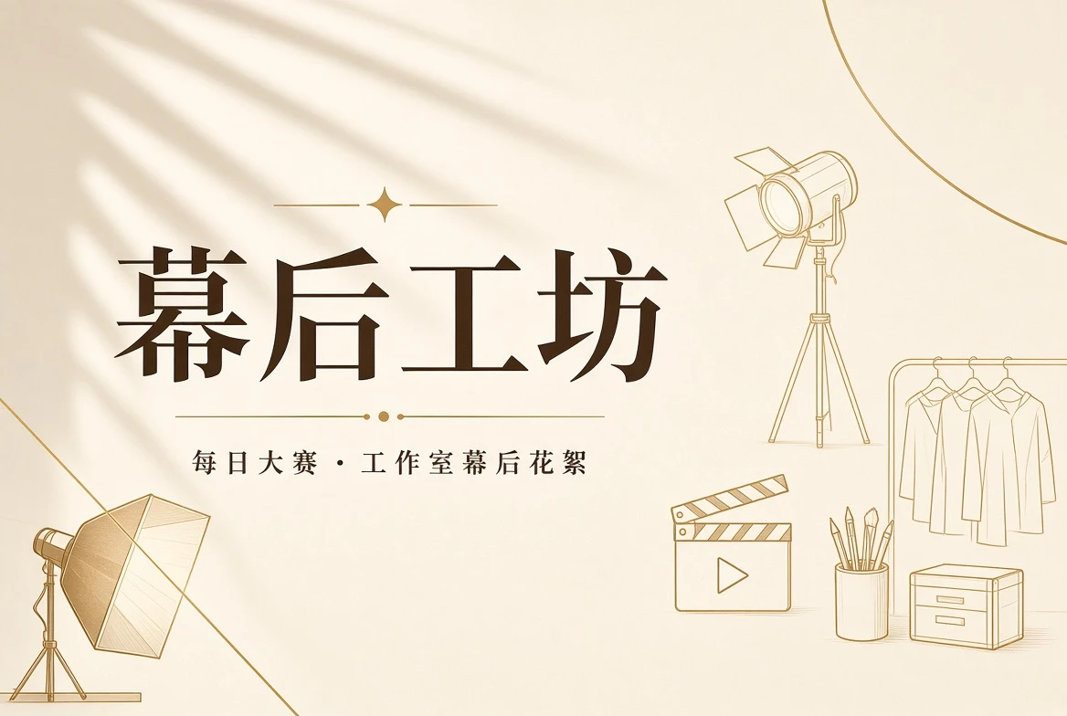 后台纪实舞台准备视觉